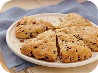 Cherry-Chocolate Chip Scones