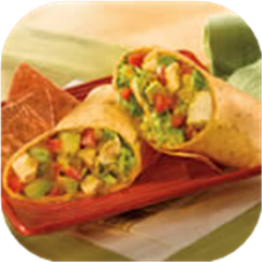 Salsa Verde Chicken Wraps