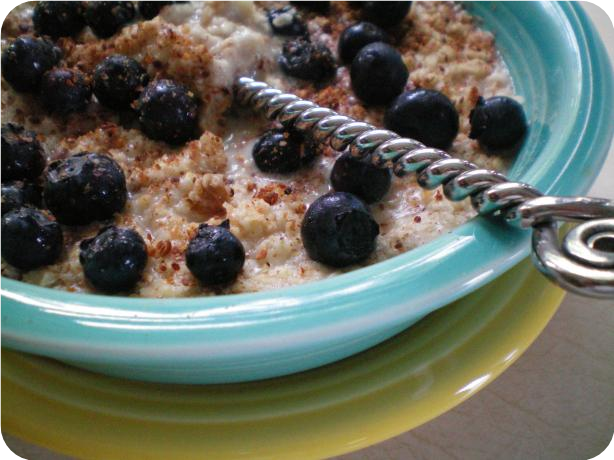 Protein Oatmeal With Blueberries