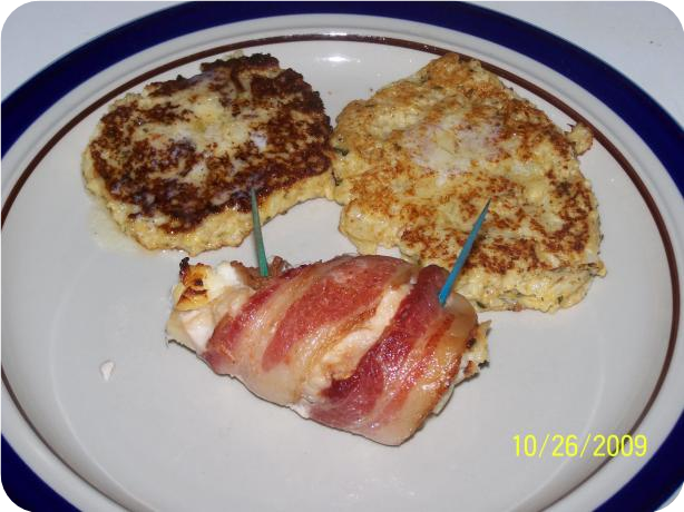 Cheesy Cauliflower Pancakes