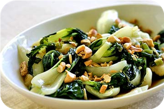 Baby Bok Choy with Cashews Recipe