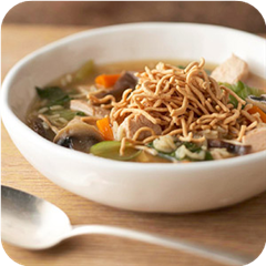 Asian Turkey and Rice Soup