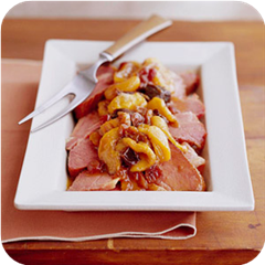 Orange-Spiced Corned Beef with Dried Fruit