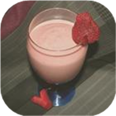 Strawberry-Banana-Peanut Butter Smoothie