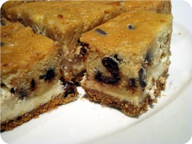 Chocolate Chip Cookie Dough Cheesecake Bars