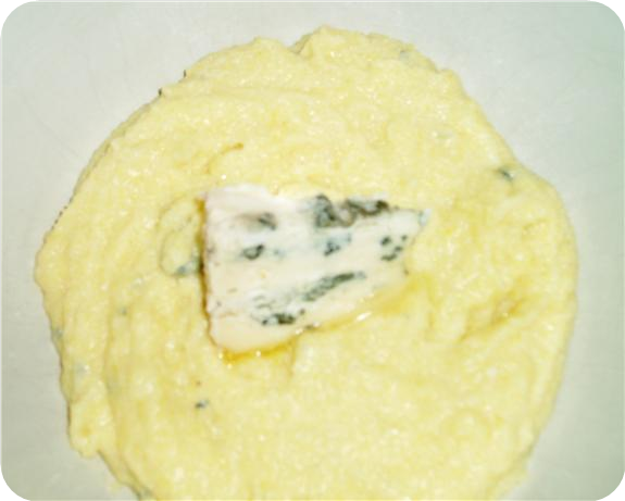 Creamy Blue Cheese Polenta