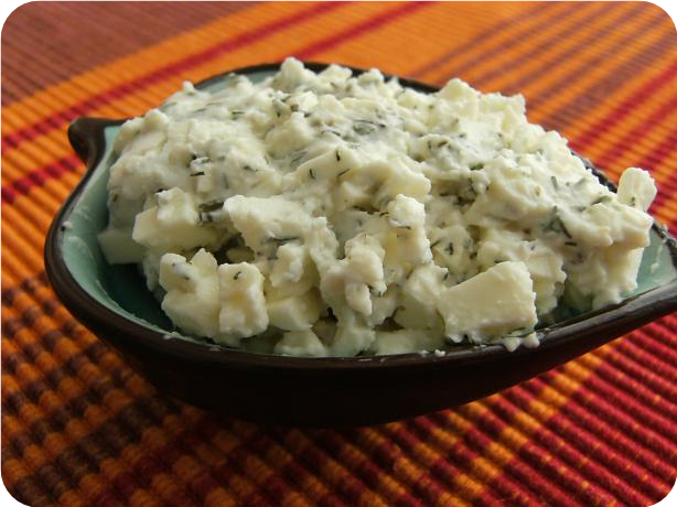 Romanian Herbed Cheese Spread
