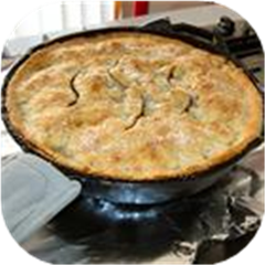 Grandma's Iron Skillet Apple Pie