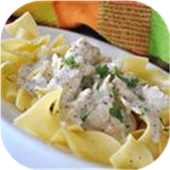 Slow Cooker Chicken Stroganoff