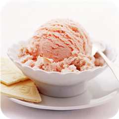 Rhubarb-Berry Ice Cream