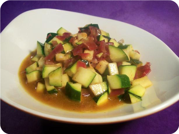 Marinated Zucchini Cubes