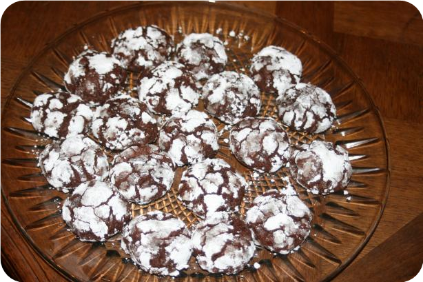 Double Chocolate Snowquakes