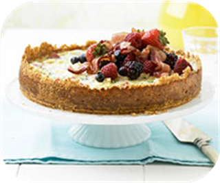 Bread Pudding Quiche with Berries & Bacon