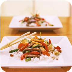 Thai beef stir-fry 