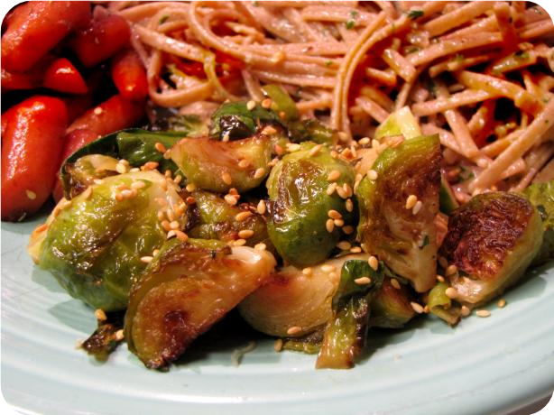 Brussels Sprouts With Sesame Seeds