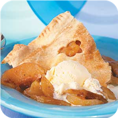 Deep-dish apple pie 