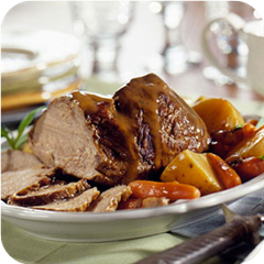 Mushroom-Sauced Pot Roast