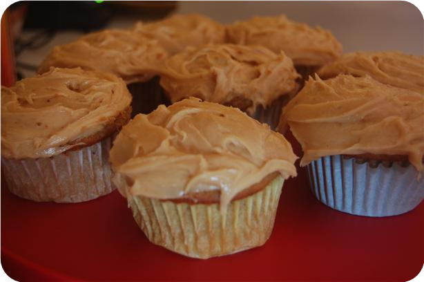 Peanut Buttery Cupcakes