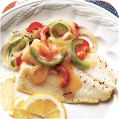 Fish and peppers 