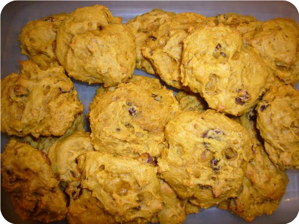 Pumpkin Chocolate Chip Cookies