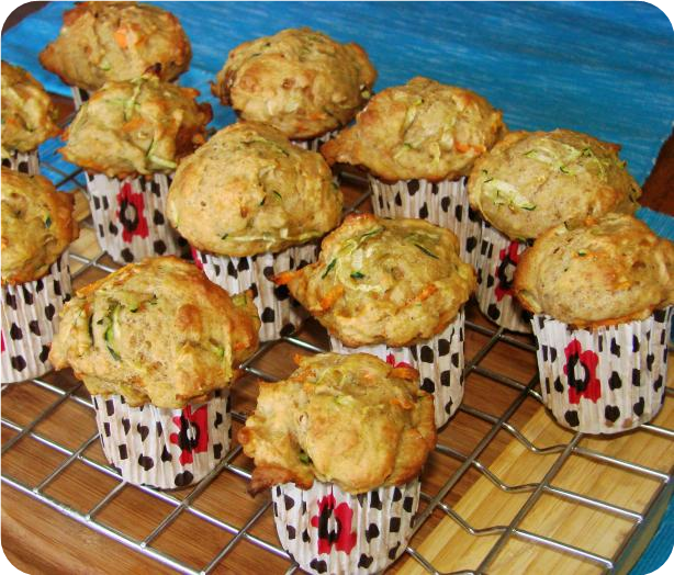 Carrot Zucchini Muffins