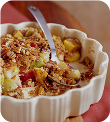 Apple-mango crisp 