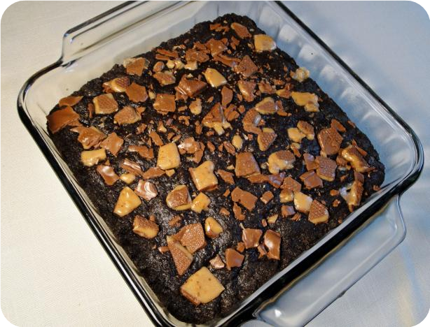 Fudgy Mocha-Toffee Brownies