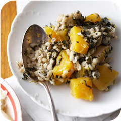 Barley-Squash Gratin