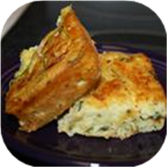 Baked Zucchini Squares