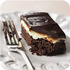 Creme de menthe brownies 