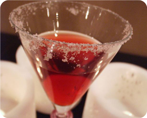 Holiday Cranberry-Rum Cocktail