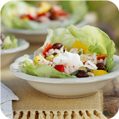 Salsa, Black Bean, and Rice Salad