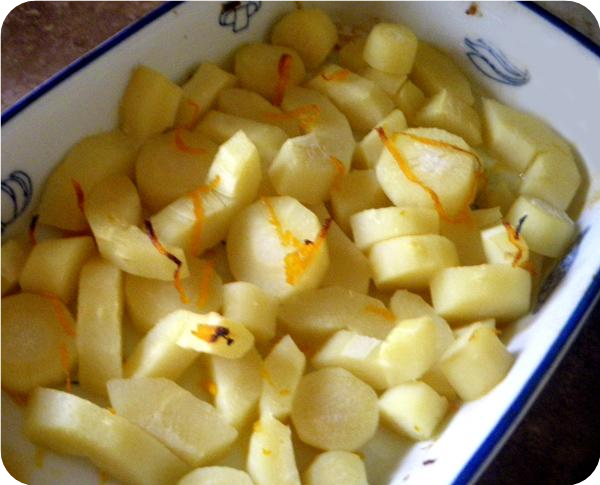 Honey- Orange Parsnips