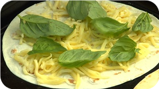 Cheese and Basil Tortillas