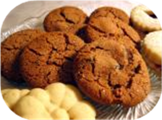 Swedish Ginger Cookies With Crystallized Ginger