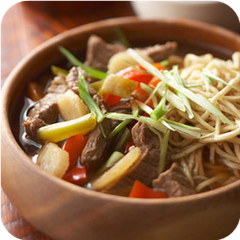 Teriyaki Beef-Noodle Soup