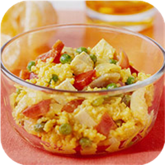 Curried Chicken Casserole in a Bowl