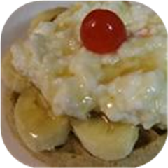 Sweet Cottage Cheese and Bananas