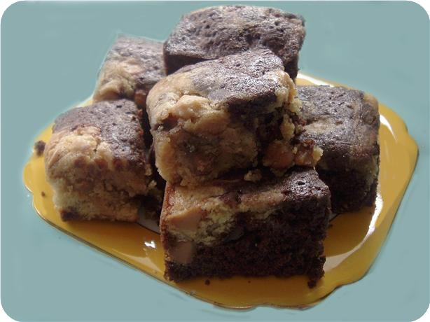 Chocolate - Peanut Butter Brownies