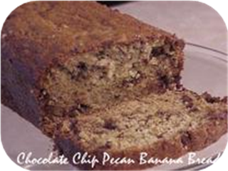 Chocolate Chip Pecan Banana Bread