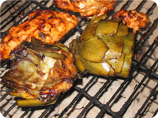 Grilled Artichokes