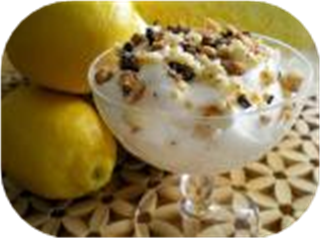 Limoncello Syllabub With Crushed Amaretti Cookies