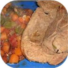 Summer Garden Pork Chops