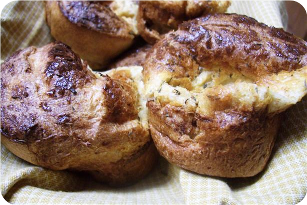 Whole-Wheat Thyme Popovers