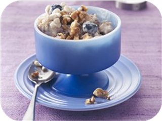 Blueberry Barley Pudding