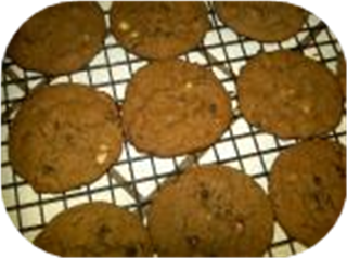 Nutella Almond Cookies