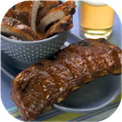 Southern Grilled Barbecued Ribs