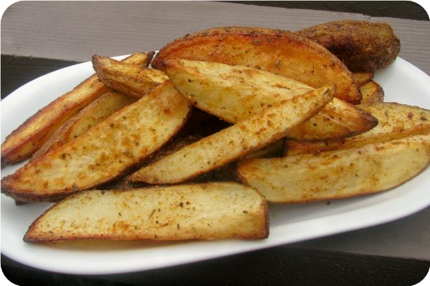 Baked Creole Potato Wedges
